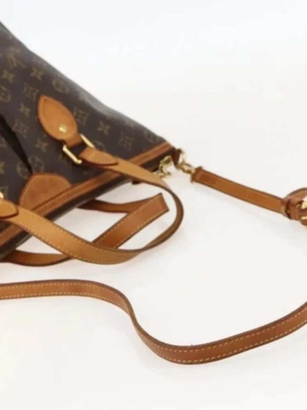 LOUIS VUITTON Monogram Palermo PM Tote Bag M40145 LV Auth YKZ1236